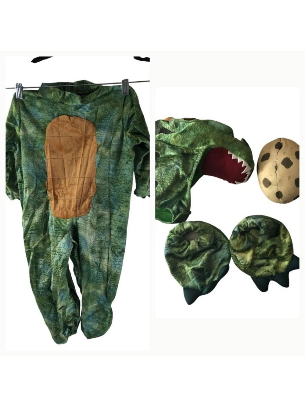 Spooktacular Creations Baby Dinosaur Costume Green T-Rex Outfit 18-24 Months
